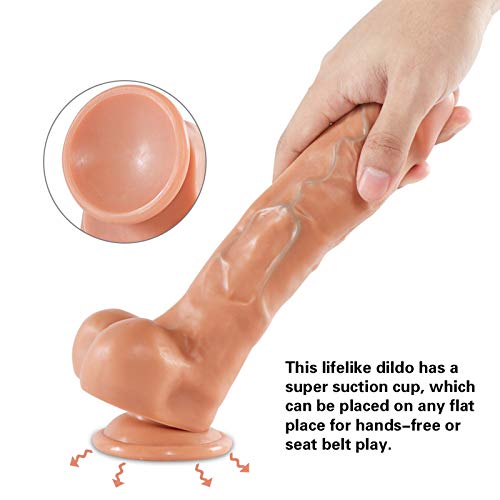 Realistico-Dildo-con-Ventosa-Reale-Pene-con-Simulazione-di-Irrorazione-Eiaculazione-24cm-King-Cock-ong-Grande-Dick-Sessuali-per-Donna-Punto-g-Massaggiatore-HJHY