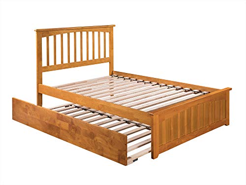 Atlantic Furniture AR8736017 Mission Platform Bed, Caramel