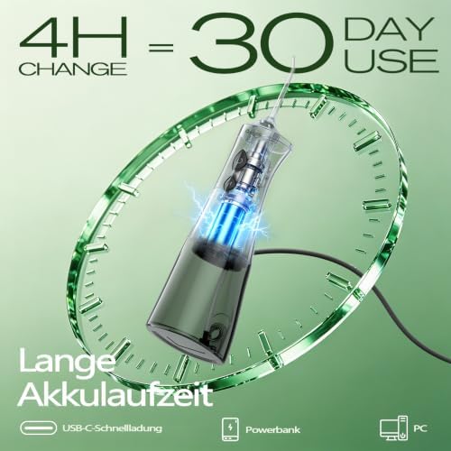 Kabellose Elektrische Munddusche, 350ml Tank, Zuhause & Reisen