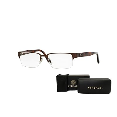 versace rectangle eyeglasses