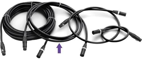 ARRI 10' 3-Pin XLR Female to 3-Pin XLR Male DC Power Cable for SkyPanel Lights