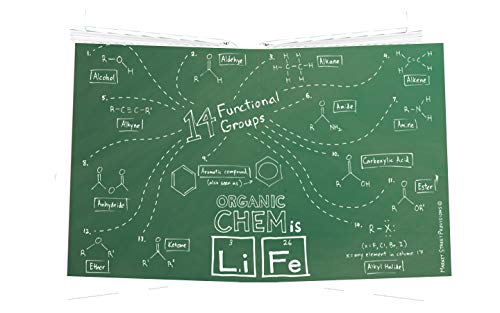 Custom STEM Jumbo-Sized Stretchable Book Cover (Pack of 1, Organic Chemistry)