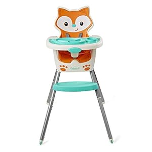 Infantino 4-in-1 High Chair – Space-Saving, Multi-Stage Booster and Toddler Chair with Multi-use Meal mat and Dishwasher…