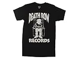 Ripple Junction Death Row Records White Logo Adult T-Shirt Large Black