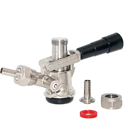 LUCKEG Beer Keg Coupler D System, 5/8,
