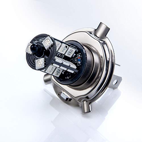 YIJINSHENG 2PCS 27SMD 12V multi-color RGB 5050 H4 9003 HB2 LED Replacement fog lights reversing lights with Headlight Bulb remote Control (YK.RGB.H4) - Thumbnail 2