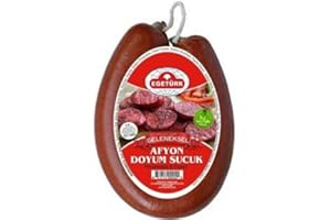 BASIL GROCERY EGETURK AFYON DOYUM SUCUK (1LBS Mild) Halal Fermented and Cured
