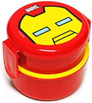 Marvel Ironman Lunch Box For Kids 2 layer Avengers Bento with Fork