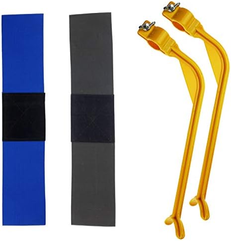 Zelerdo 2 Pack Golf Wrist Hinge Trainer and 2 Pack Swing Training Aid Arm Band for Beginner