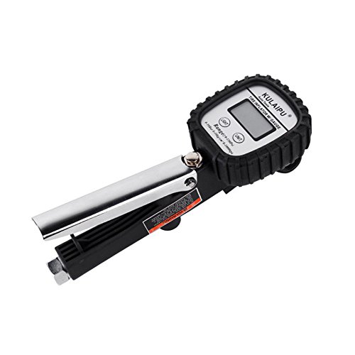 Digital Tire Pressure Gauge - Classic Portable Accurate Air Tire Inflator Pumping Gun with Rubber Hose and Quick Connecter Plug for All vehicles Car Truck Motorcycle Bike - Thumbnail 2