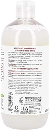 SO'BiO étic Mon Lait D'Anesse Cosmos Organic Milky Micellar Water, 500 ml, 500 ml (Pack of 1) - Image 3