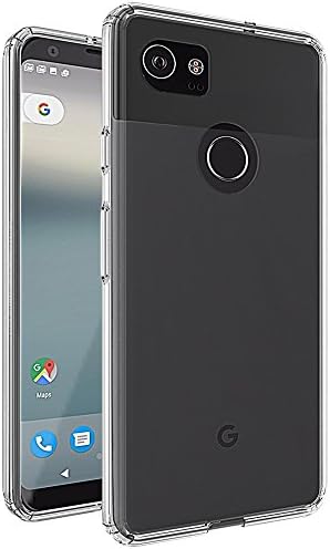 CZAR Google Pixel Xl 2 Glazed Cushion Hard Clear Back Soft TPU Edge Case For Google Pixel Xl 2 [Thin Fit] By:- Kolostahl