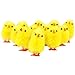 WEWILL 36pcs Easter Chicks Mini Chicks Chenille, 1.5 Inches Small Cute Fluffy Yellow Chicks Plush Party Favors Kids Easter Egg Bonnet Easter Basket Filler Decoration
