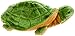 Silver Lilly Turtle Slippers - Plush Novelty Sea Animal Slippers
