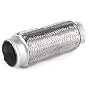 Flexibele uitlaatpijp, roestvrijstalen uitlaat Flexibele pijp Flexi Joint Reparatiebuis Auto-accessoires(51MM*200MM)