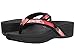 Vionic Women’s Pacific High Tide Toepost Sandals – Ladies Platform Flip Flops with Orthotic Arch Support Black Floral 7 Medium US