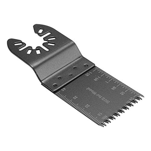 10pcs 35mm High Carbon Steel Saw Blades,Oscillating Multitool Quick Release Japan Precise Long Tooth Saw Blades for Dewalt, Stanley, Black Decker