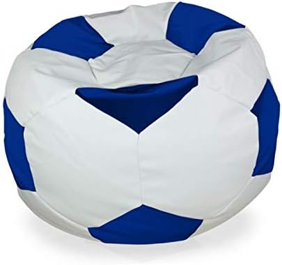 Italpouf - Puf de balón de fútbol Gigante, XXL, 80 x 105 cm de ...