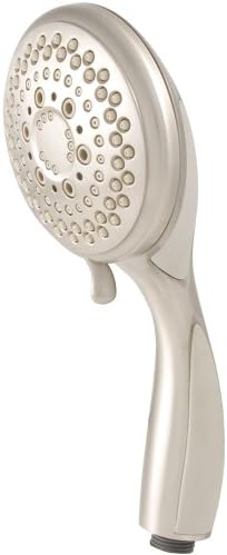 Distinctives Deluxe Massager Handheld Shower Head - 9 Spray Settings, Brushed Nickel