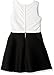 Amy Byer Girls' Big Picture and Flare Textured Knit Dress