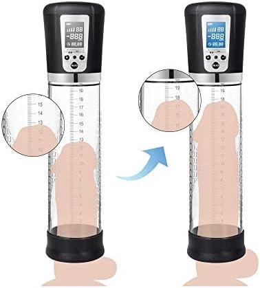 USXCElectric Vacuum Pump for Man Pennis Pump Pennis Enlargement Extender - Automatic Enhancement Training Device with LCD Display Safety Material Perfect GiftUSXC