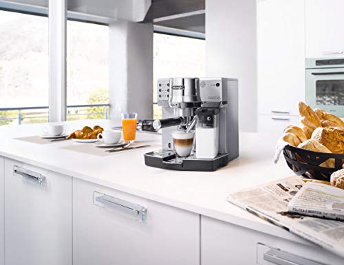 De'Longhi Espresso-Siebträgermaschine EC 860.M, Espressomaschine mit Milchystem für Cremigen Cappuccino und Latte… – Bild 4