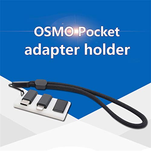 Elevin(TM) STARTRC Adapter Storage Board Holder with Lanyard for DJI OSMO Pocket Accessory