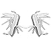 Multitool Knife- ROCKBIRDS 2 Pack 11 in 1 Stainless Steel Purpose Folding Pocket Knife, EDC