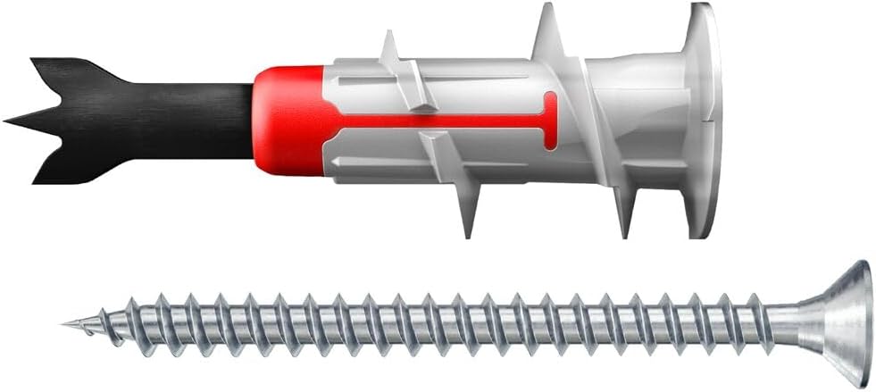 fischer DuoBlade S LD Self-Drilling Plasterboard Plug 25 pcs 4.5x40 screws