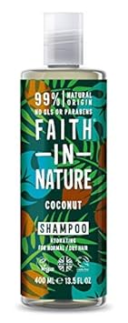 Faith in Nature - 100% natürliches Shampoo mit organischer Kokosnuss für alle Haartypen - für häufiges Waschen - freie Sulfat