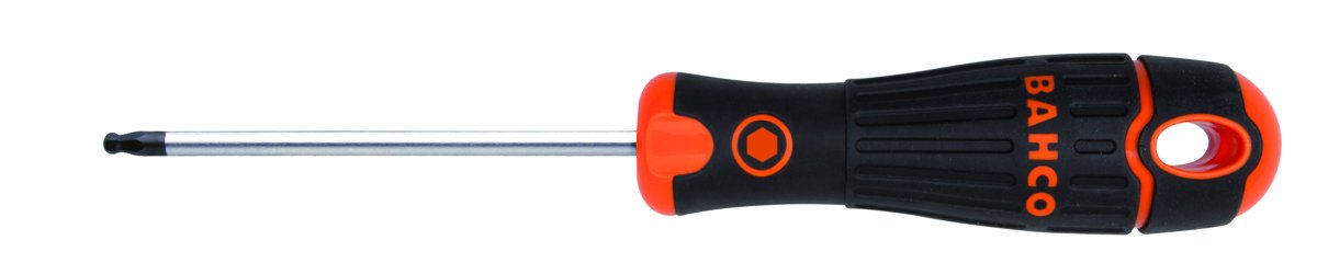 Bahco B143.080.150 Screwdriver with Hexagonal Ball End, Multi-Colour, 8 x 150 mm