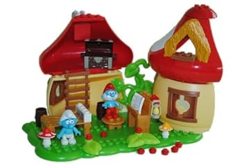 49 Tlg Set Mega Bloks Papa Schlumpfe Mit Haus Und Zubehor Die
