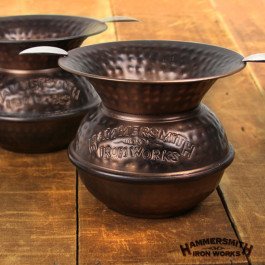 Hammersmith Iron Works 5" Spittoon Ashtray - Hammered Copper - Thumbnail 3