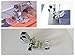 HONEYSEW Zigzag (J) Foot Leveling Button XC3021051 (SA176) with Low Shank Adapter for Baby Lock, Brother Singer
