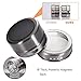 Aylson 12 Magnetic Spice Tins, Stainless Steel Storage Spice Containers Magnetic on Fridge, Spice Jar rack Organizers. Includes 120 Spice Labels