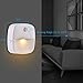 VESHOW Stick-On Night Light, Motion Sensor Night Light, Warm White LED, Bedroom, Closet, Kitchen, Hallway, Stairs, Energy Efficient, Compact, 2-pack