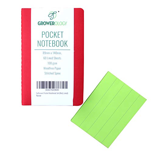 Pocket Notebook Set, 3.5" x 5.5", Softcover & Durable Notepad, 6 Pack - 30 Sheets (60pages) Lined Journals, Small/Mini Size Memo Book (Red),Perfect for Field,Travel, Writing; with Bonus Sticky Note - Thumbnail 3