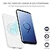Wireless Charger Power Bank,Angeliox 10W Fast Wireless Charging Pad for Samsung S9,S9+,S8 Plus,S7 Edge,Note 9/8/5, 8000mAh Qi Portable External Battery Pack for iPhone X/8/8 Plus, All Qi Devices