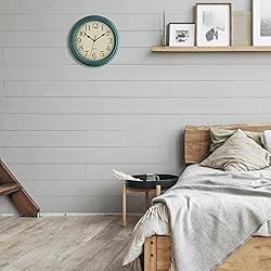 Foxtop Retro Silent Non-Ticking Round Classic Clock