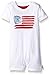 Burt's Bees Baby Baby Boys' American Flag Organic Shortall