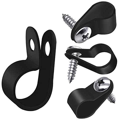 1/2 Inch Rope Light Clips P-Style Mounting Clips