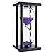 Tanmalan Hourglass Sand Timer(Pueple Sand,Black Frame,60±6Minutes,8x4x4inch)…