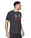 Under Armour Men's Sportstyle Logo T-Shirt, Black (001)/Steel, Large