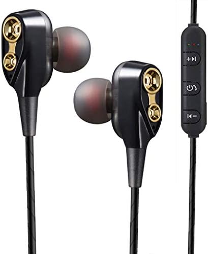 Mobistone SGS Series Wireless Bluetooth Earphone Headset with Mic | Dual Speaker 4D Deep Bass Stereo in Ear Headphone Compatible with iOS Apple iPhone, Samsung Android Mobile Phones and Tablets