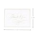 Hallmark Thank You Cards Assortment, Gold Foil Scroll (50 Thank You Notes with Envelopes for Wedding, Bridal Shower, Baby Shower, Business, Graduation)