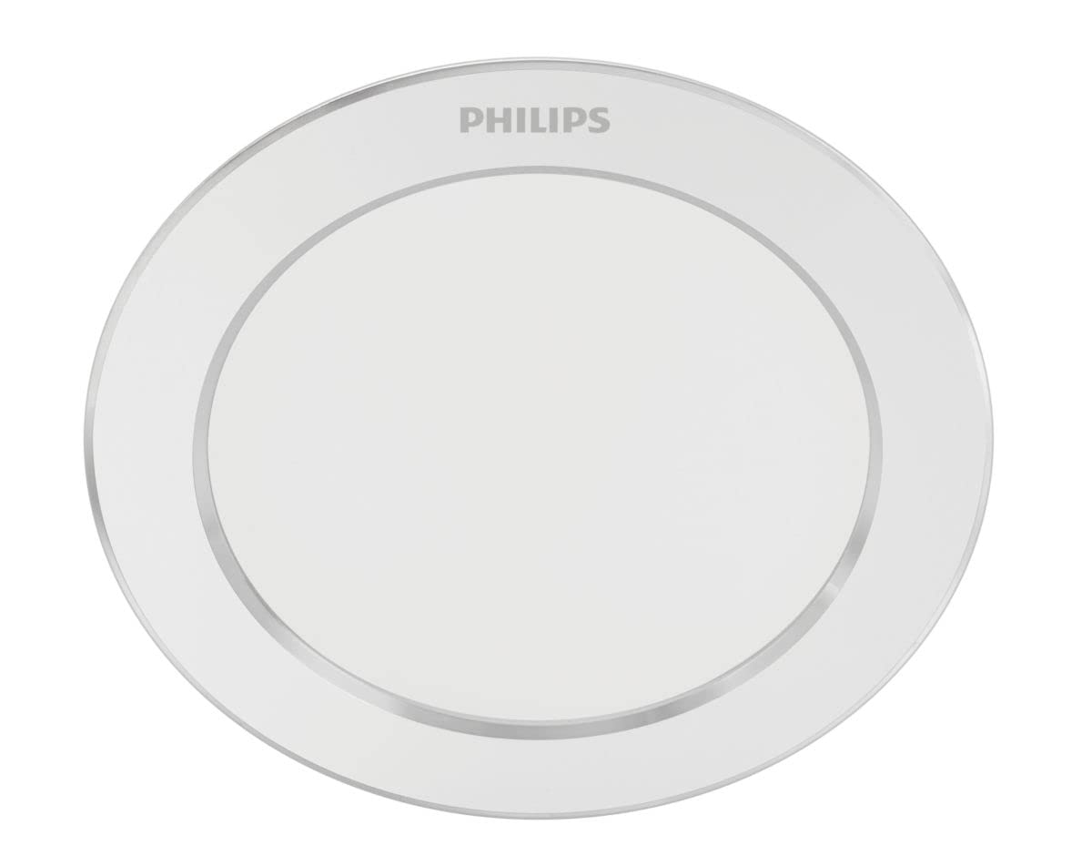 Philips LED Diamond Recessed Spotlight 2700K 3.5W [Warm White - White] For Indoor Home Lighting, Livingroom and Bedroom.