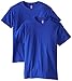 Hanes Men's Nano Premium Cotton T-Shirt (Pack of 2), Deep Royal, Small