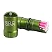Cevinee Waterproof EDC Keychain Capsule Tube, Solid Small Essentials Stocking Container/Seal Bottle/Match Case/Dry Box/Pill Fob - Army Green