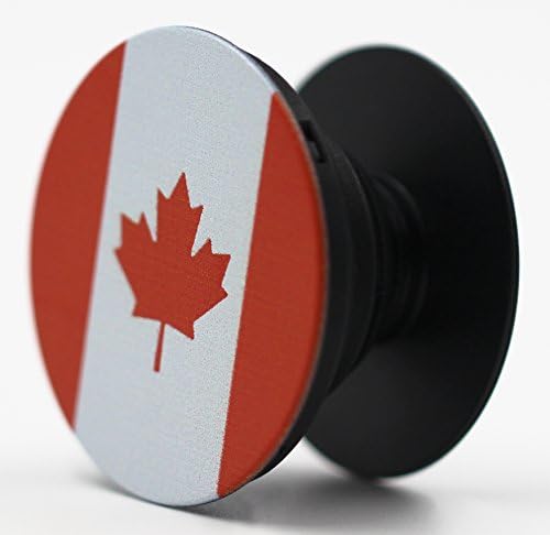 Expanding Stand And Grip Mount For Smartphones And Tablets (Iphone 6 6s 7 7S, Samsung Galaxy, Tablets, Fire) Canada Flag
