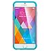 ULAK iPhone 6S Case,iPhone 6 Case, Slim Dual Layer Soft Silicone & Hard Back Cover Bumper Protective Shock-Absorption & Skid-Proof Anti-Scratch Hybrid Case, Rose Pink/Blue